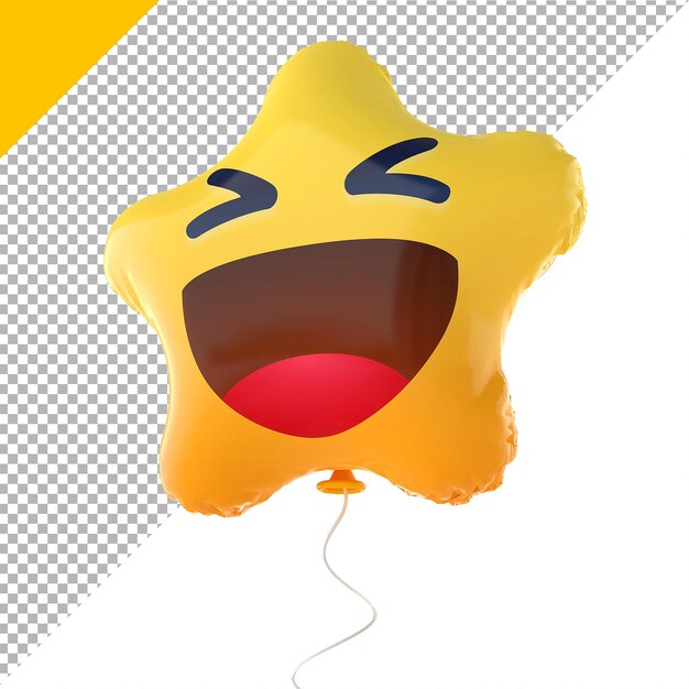 PSD emoji jaja globos estrella 3d