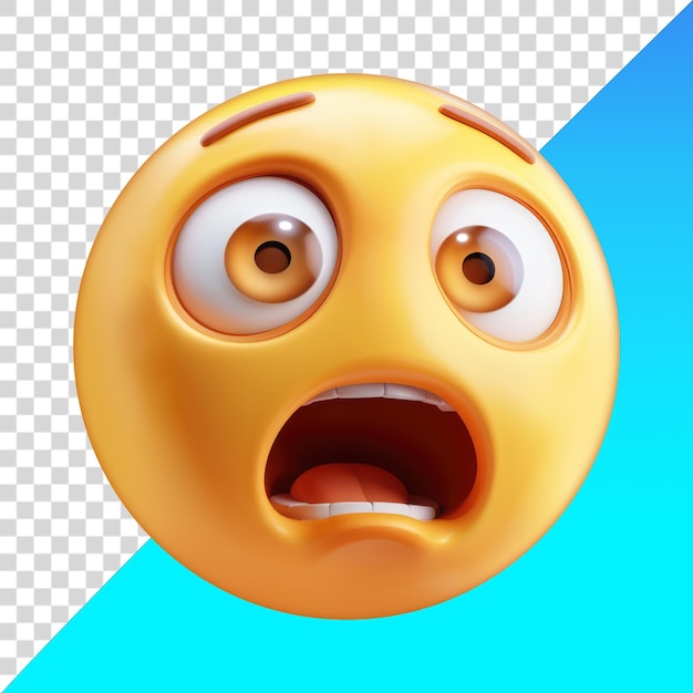 un emoji d'un visage désespéré