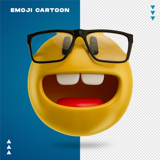 Emoji Visage Nerd