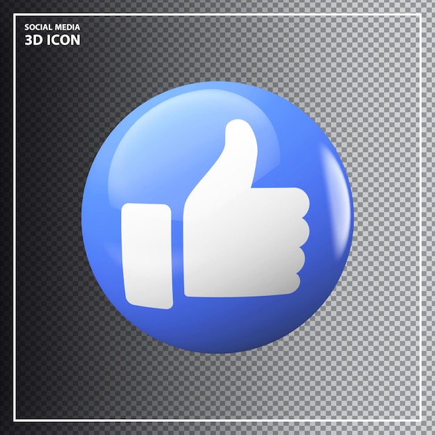 Emoji wie 3d in den sozialen Medien von Facebook