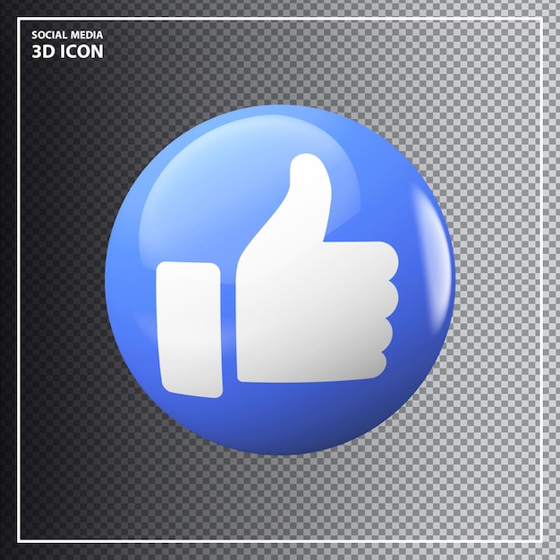 Emoji wie 3d in den sozialen medien von facebook