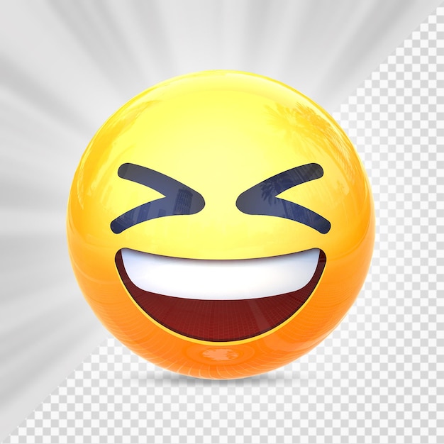 PSD emoticon de cara de reacción