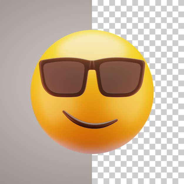 Emoticon di illustrazione 3D