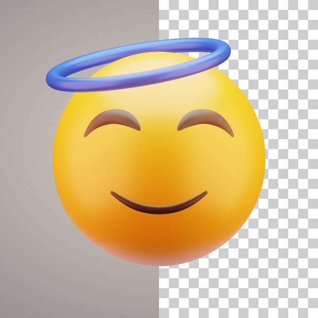 Emoticon de ilustración 3d