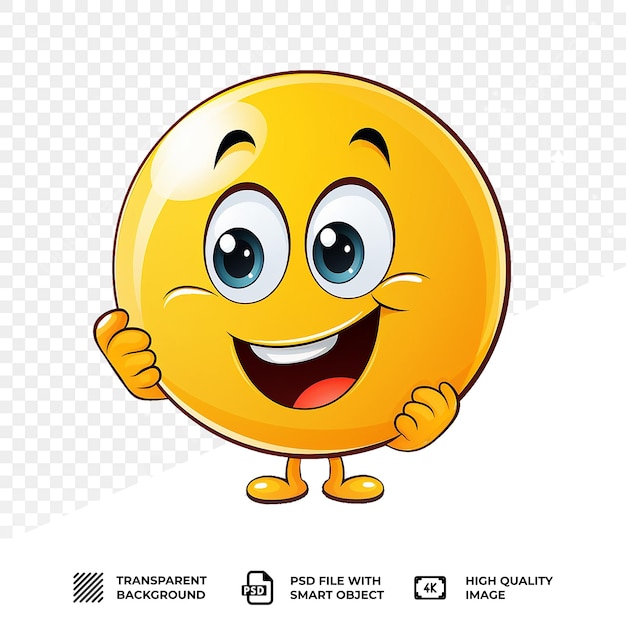 PSD el emoticon psd 3d