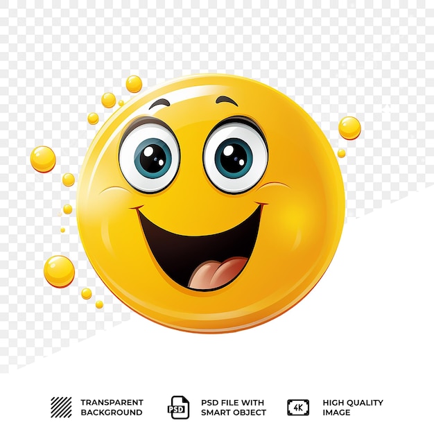 PSD el emoticon psd 3d