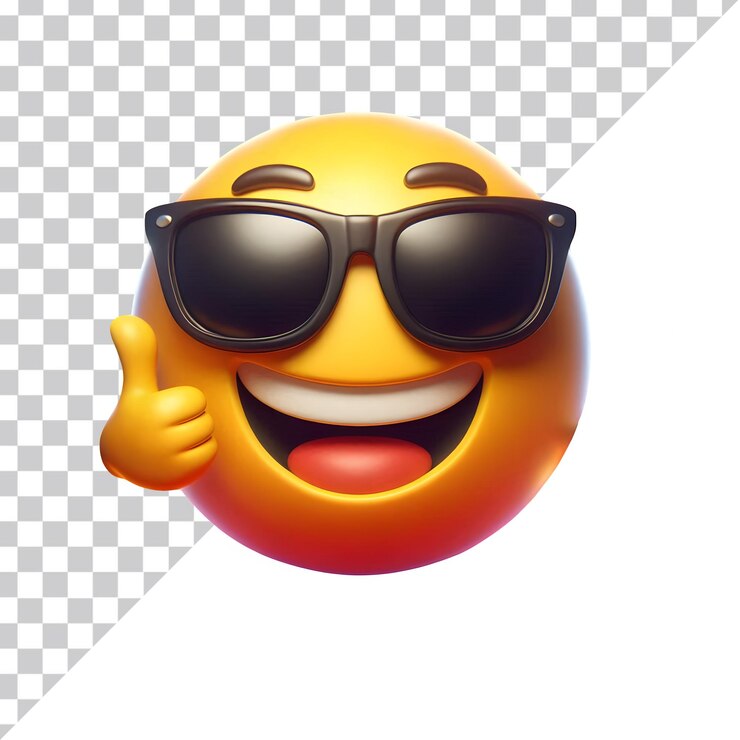 Emoticon que muestra el pulgar hacia arriba