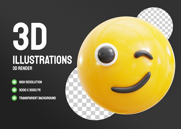 El emoticono 3D