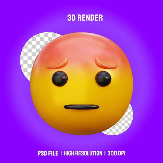 PSD emoticons de renderização 3d