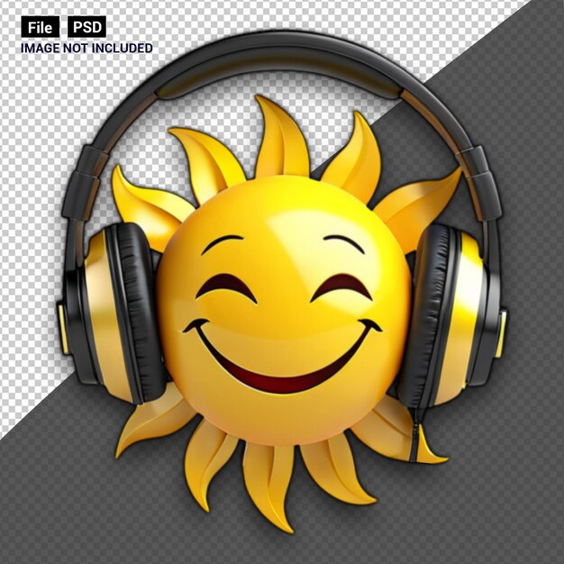 Une émotion De Soleil Smiley En 3d