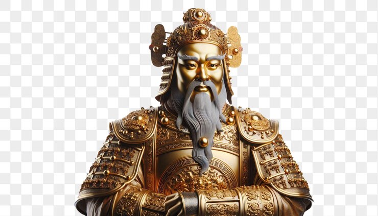 l'empereur de la dynastie Ming, le guerrier de l'armure dorée, l'avatar des médias sociaux