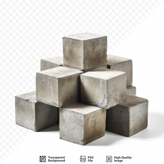 Empilement De Blocs De Béton