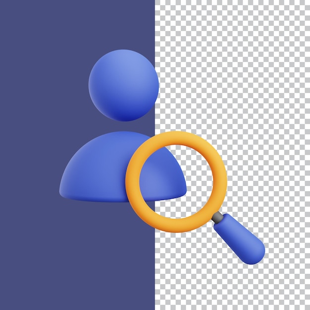 empleado de búsqueda 3d