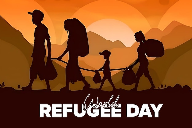 Empoderando la esperanza en el Día Mundial de los Refugiados Gráfico de las redes sociales
