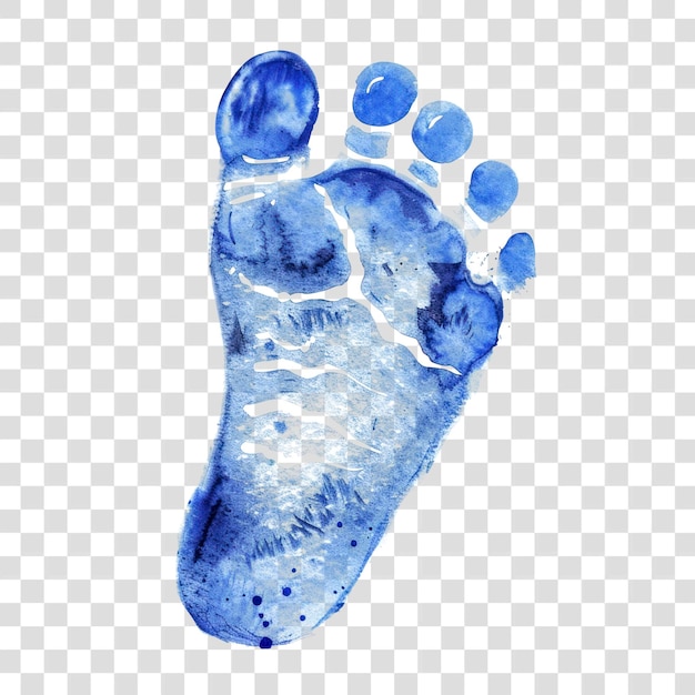 Empreinte individuelle du bébé en PNG