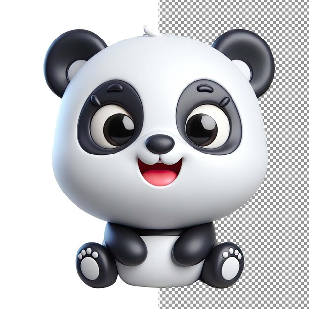 PSD encantador encanto isolado animal cute 3d em fundo png