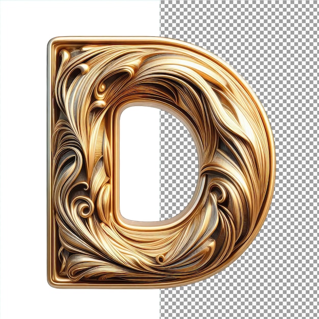 PSD encanto de ouro 3d