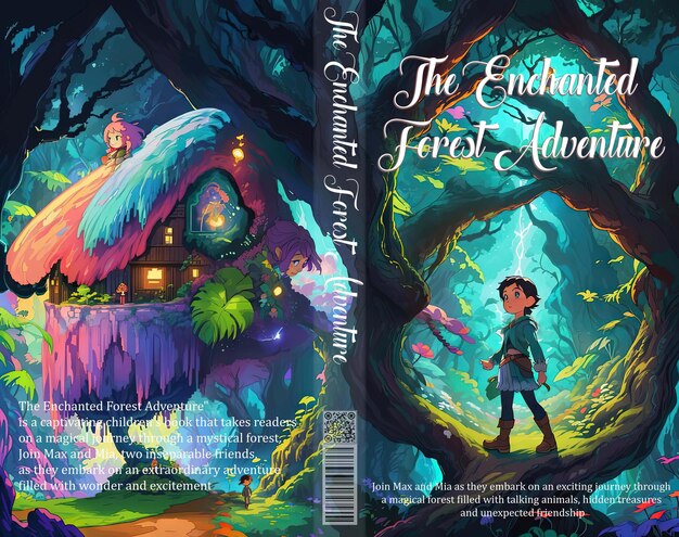 Enchanted adventures fesselnder einband für das kinderbuchset