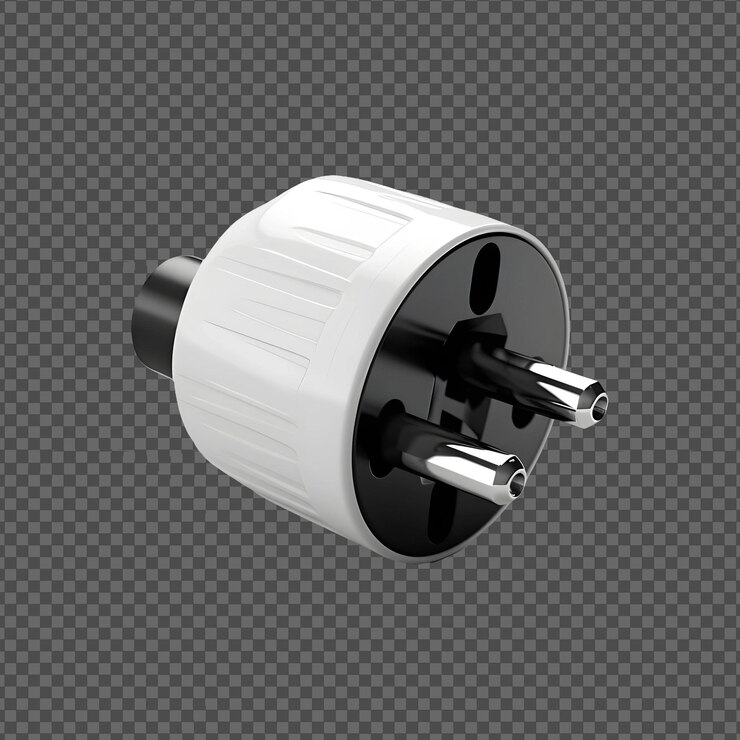 PSD el enchufe eléctrico psd png aislado sobre un fondo transparente