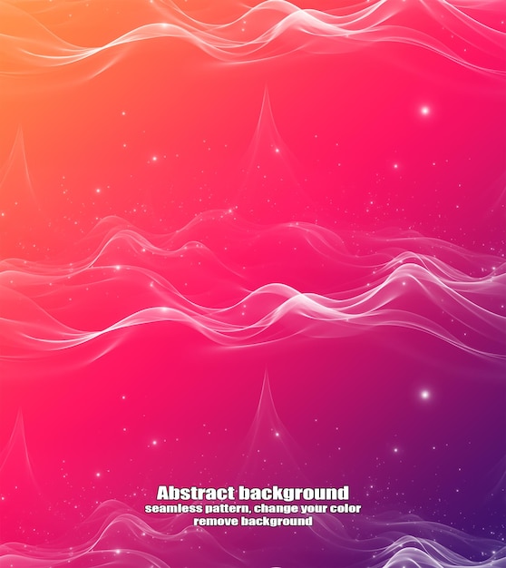 Endless Seamless Abstraction of Fluid and Straight Lines with Isolated Texture Colorful Background