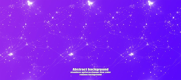Endless Seamless lightning and star abstraction with Isolated Texture Colorful Background
