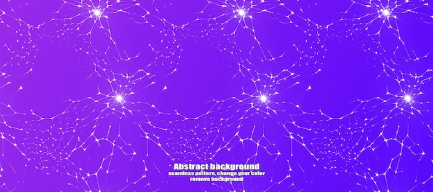 endless seamless lightning and star abstraction with isolated texture colorful background