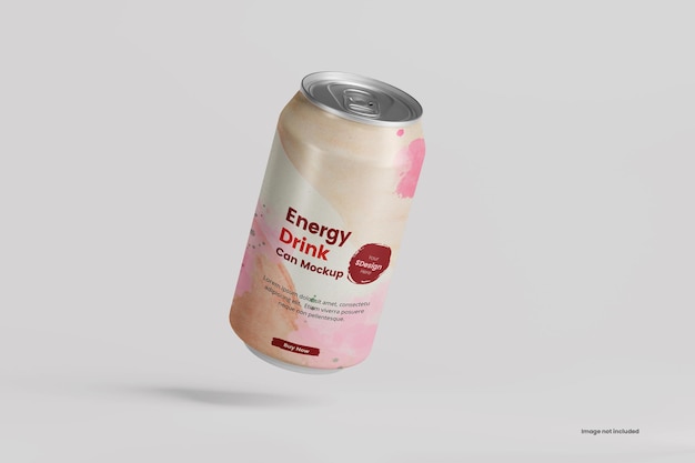 Energy Drink Can Mockup