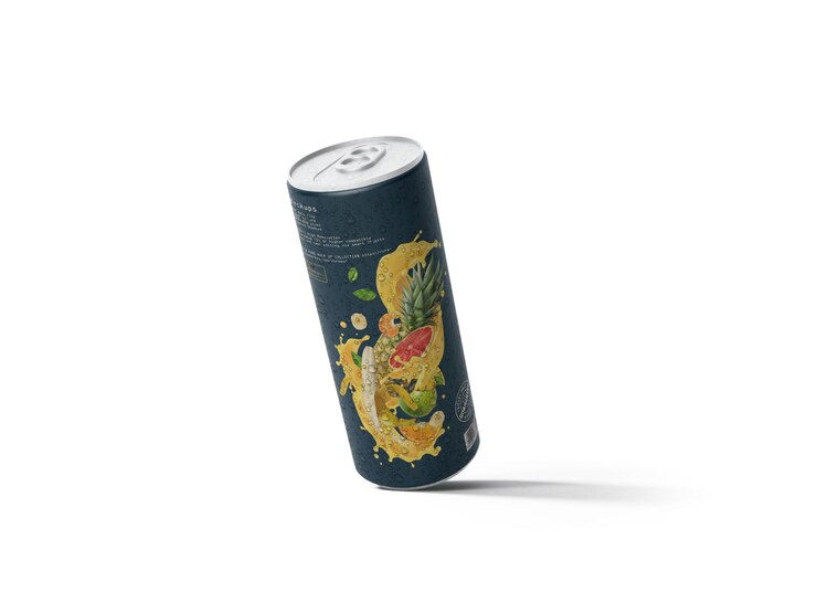 PSD energy drink can mockup