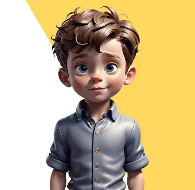 Un Enfant Adorable En 3d