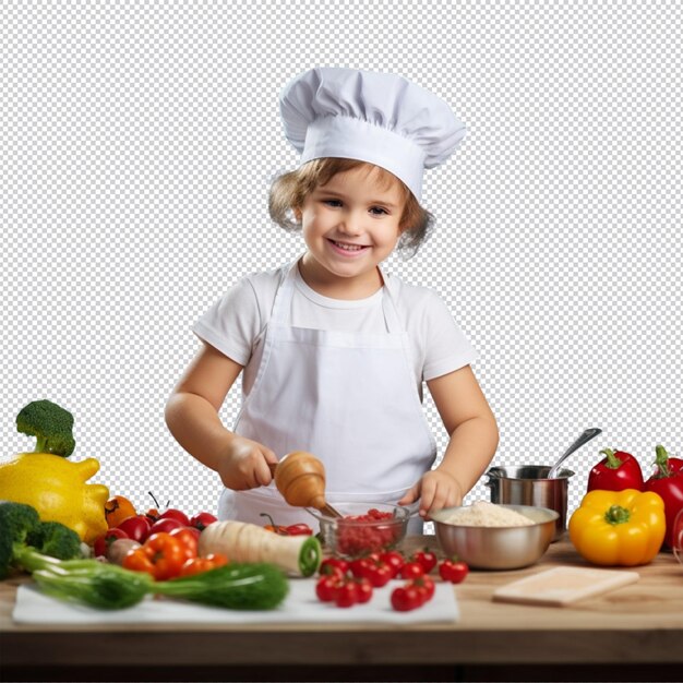 PSD les enfants et la cuisine