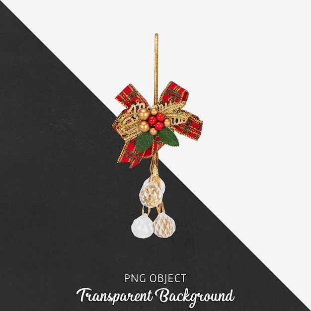 Enfeite de Natal em transparente