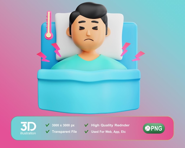 PSD enfermos 3d médicos y sanitarios 3d