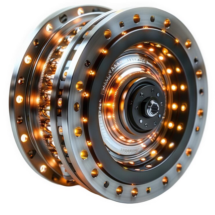 PSD engranajes circulares con luces brillantes
