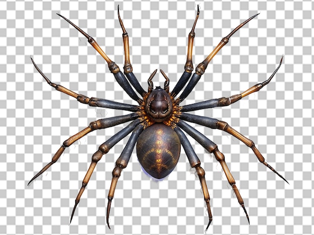 enigma di aracnide su uno sfondo trasparente