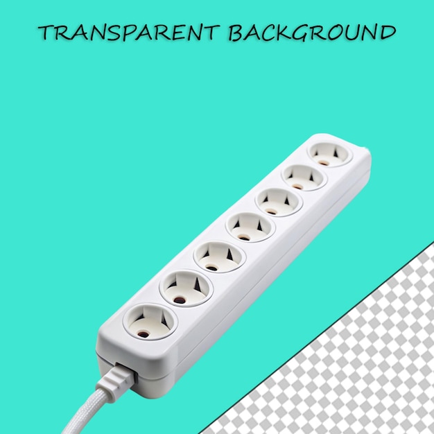 PSD enrolamento de cabos elétricos isolados em branco