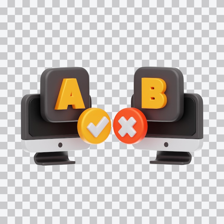 PSD ensaio ab ilustração 3d