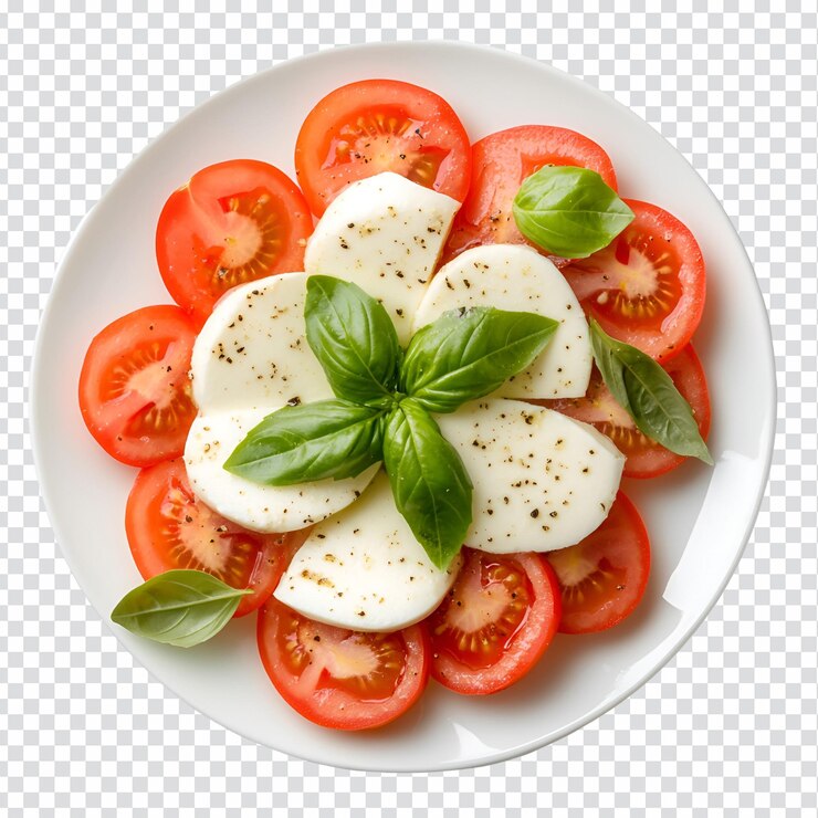 PSD ensalada clásica de caprese