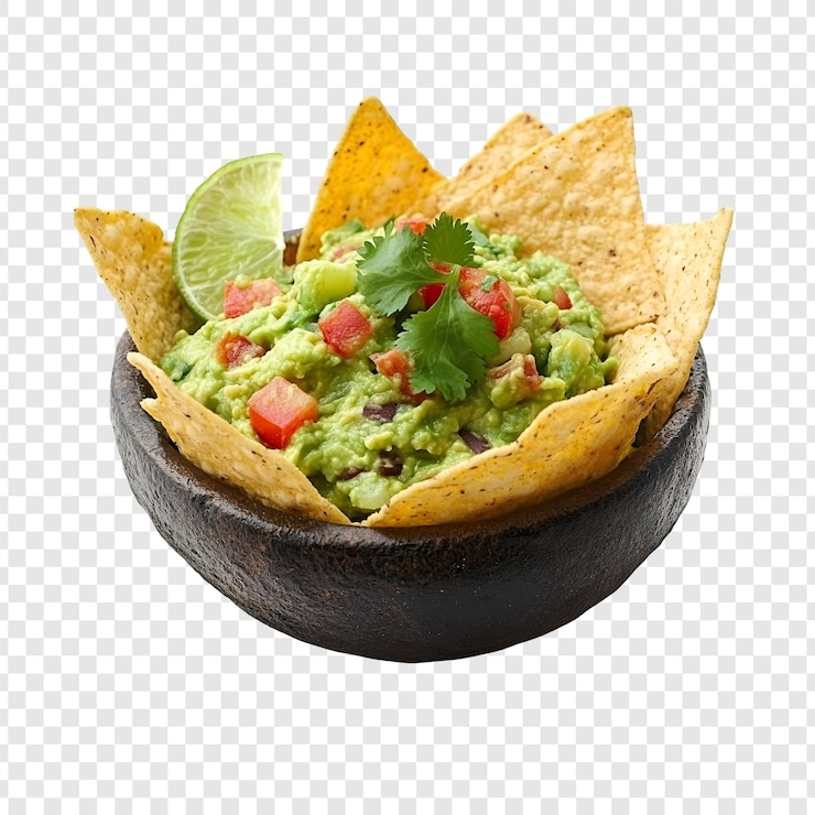 Ensalada fresca y colorida servida en un cuenco con papas fritas de tortilla
