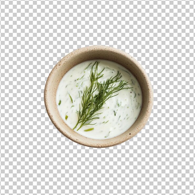 PSD ensalada griega de inspiración mediterránea por defecto con salsa tzatziki