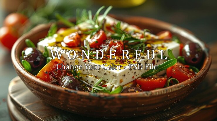 PSD ensalada griega con queso feta