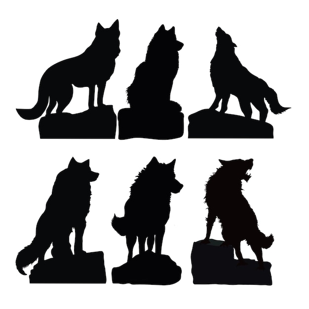 Ensemble de loup Halloween