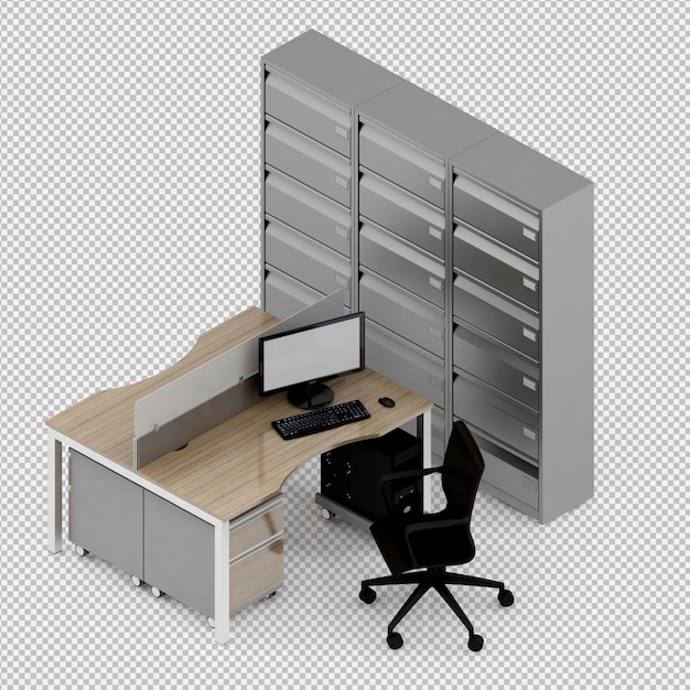 Ensemble De Mobilier De Bureau