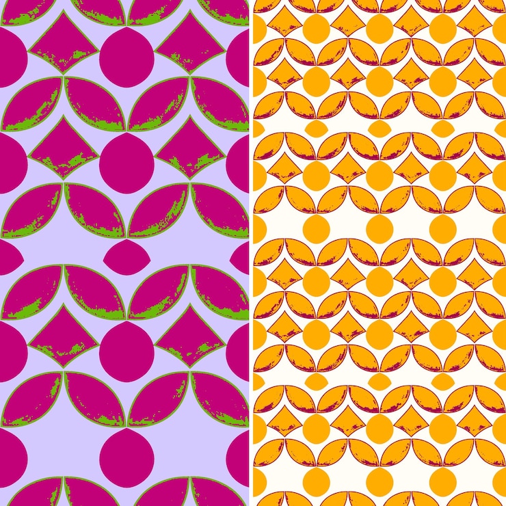 PSD un ensemble de motifs avec des papillons et des fleurs