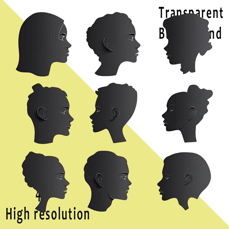 PSD ensemble d'ombres réalistes pour la conception et les éléments graphiques sur un fond transparent png