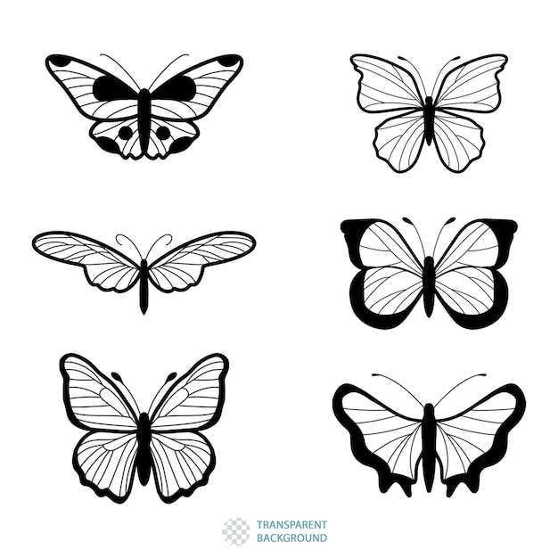 Un ensemble de papillons avec les mots transcendant l'arrière-plan.