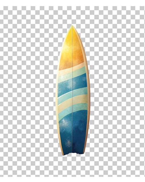 PSD un ensemble de planches de surf colorées