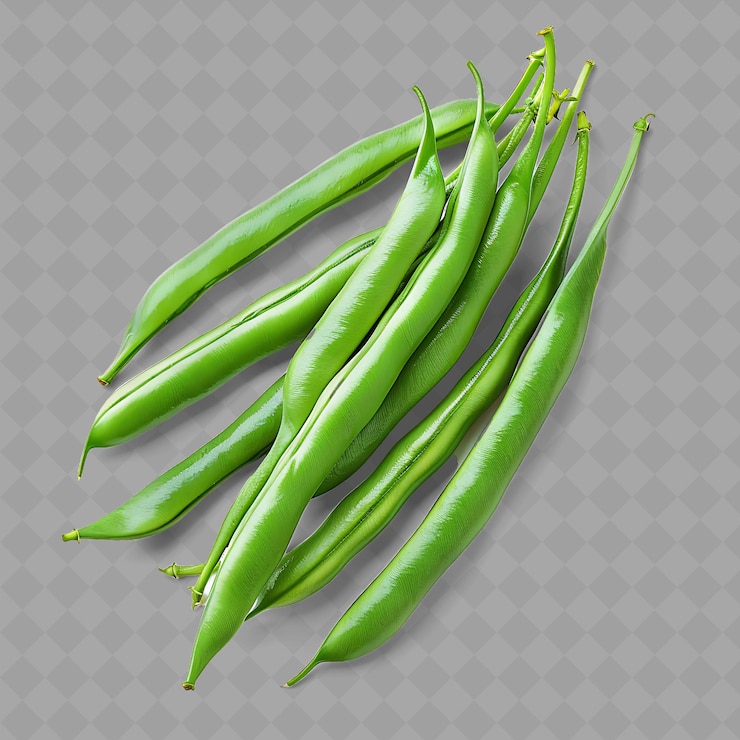 PSD un ensemble de pois verts sur un fond à carreaux