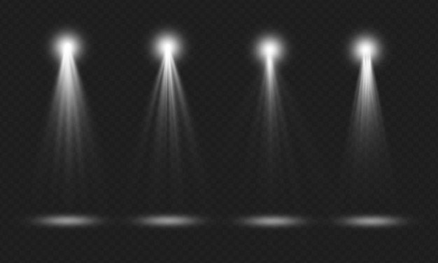 Ensemble de rayons lumineux pour projecteurs d'éclairage de scène d'éclairage blanc