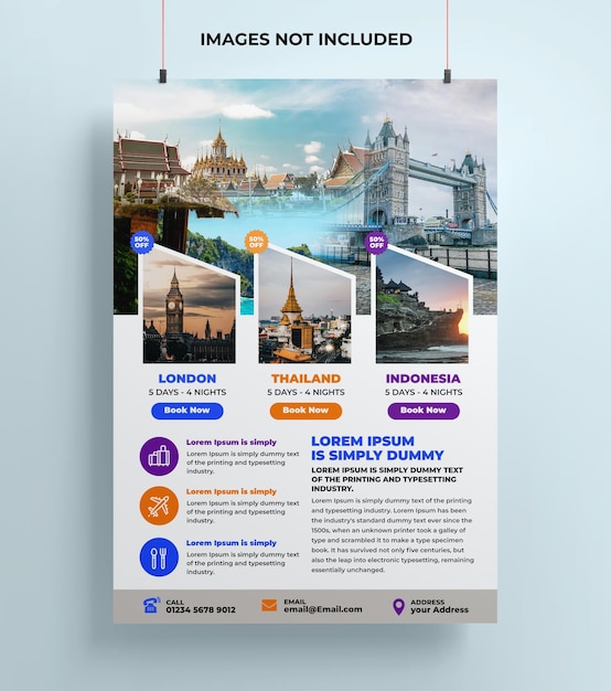 Entdecken Sie die Welt Flyer