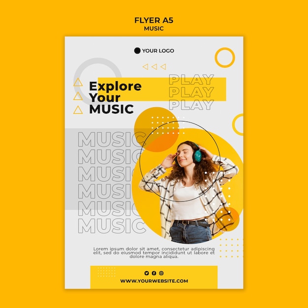 Entdecken Sie Ihre Musik-Flyer-Vorlage